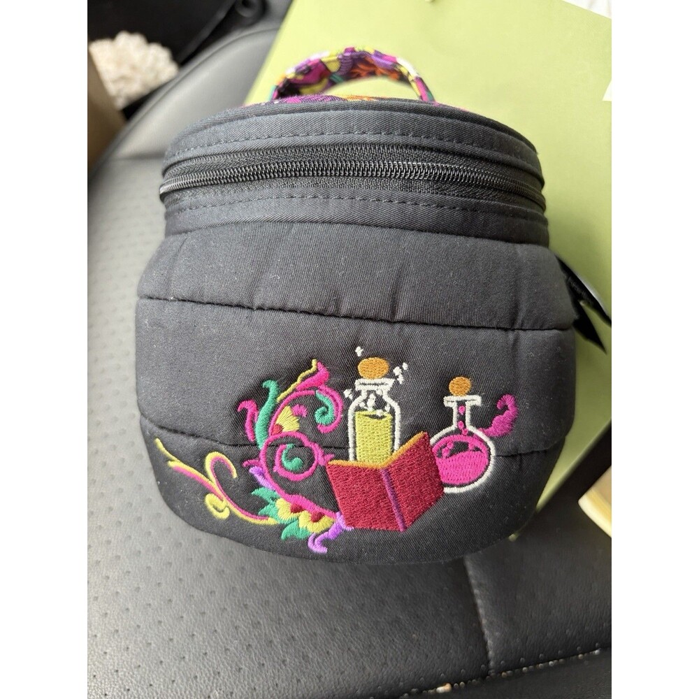 Vera Bradley Disney Hocus Pocus Caldron Cosmetic Makeup Bag Cauldron Black NWT
